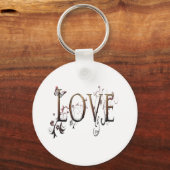 Porte-clés Gold Love (Recto)