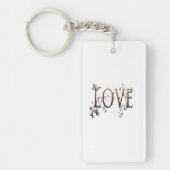 Porte-clés Gold Love (Devant)