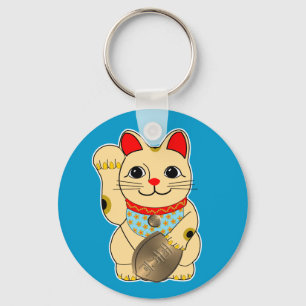 Porte-clés Gold Maneki Neko