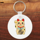 Porte-clés Gold Maneki Neko (Recto)