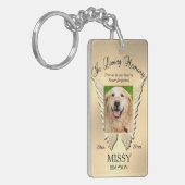 Porte-clés Gold Pet Memorial (Devant gauche)