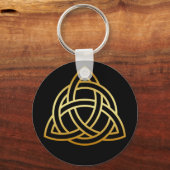 PORTE-CLÉS GOLD SALY TRINITY KNOT (Recto)