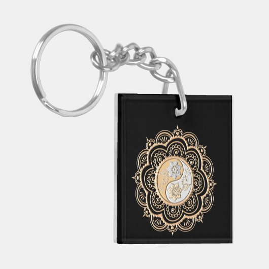 Porte-clés Gold & Silver Mandala (Devant gauche)