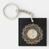 Porte-clés Gold & Silver Mandala (Devant)