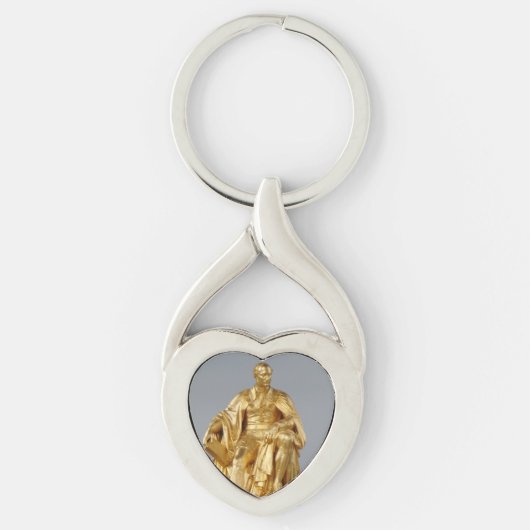 Porte-clés Gold Statue Heart Keychain (Devant)