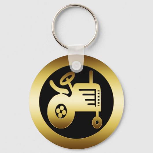 PORTE-CLÉS GOLD TRACTOR (Recto)