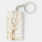 Porte-clés Gold Tree Silhouette (Dos)