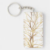Porte-clés Gold Tree Silhouette (Devant)