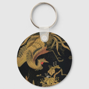 Porte-clés Golden Bird Classic japonais Antique