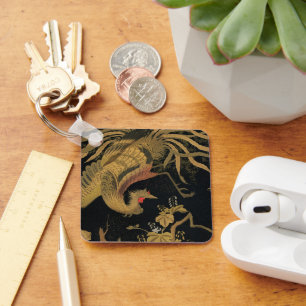 Porte-clés Golden Bird Classic japonais Antique