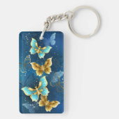 Porte-clés Golden butterflies (Dos)