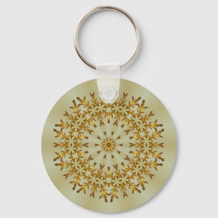 Porte-clés Golden Christmas Wreath