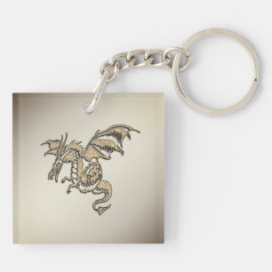 Porte-clés Golden Dragon