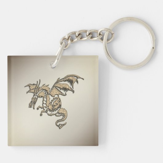 Porte-clés Golden Dragon (Dos)