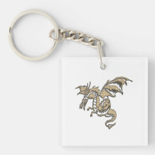 Porte-clés Golden Dragon