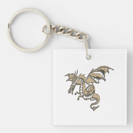 Porte-clés Golden Dragon (Devant)