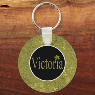 Porte-clés Golden Flecks Victoria Nom Design,
