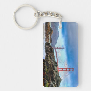 Porte-clés Golden gate bridge au coucher du soleil