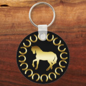 PORTE-CLÉS GOLDEN HORSE (Recto)