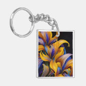 Porte-clés Golden Iris Hosta X AI ART (Devant gauche)