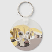 Porte-clés Golden Labrador (Verso)