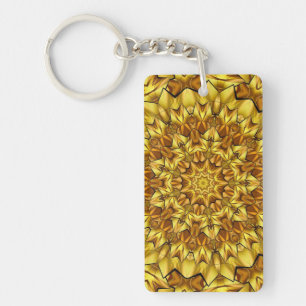 Porte-clés Golden Mandala Antique Abstract Design-63495