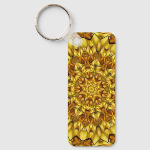 Porte-clés Golden Mandala Antique Abstract Design-63495