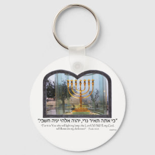 Porte-clés Golden Menorah