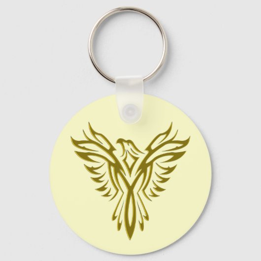 Porte-clés Golden Phoenix Rising porte - clé (Recto)