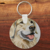 Porte-clés Golden Retriever (Verso)