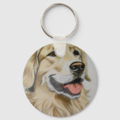 Porte-clés Golden Retriever (Verso)