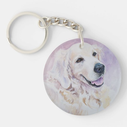 Porte-clés Golden retriever (Devant)