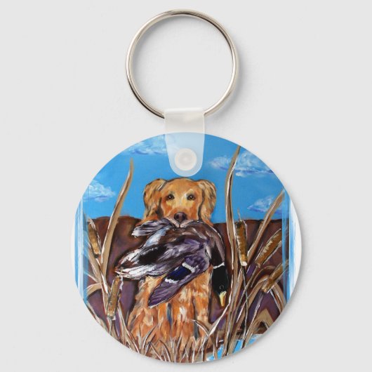 PORTE-CLÉS GOLDEN RETRIEVER (Recto)