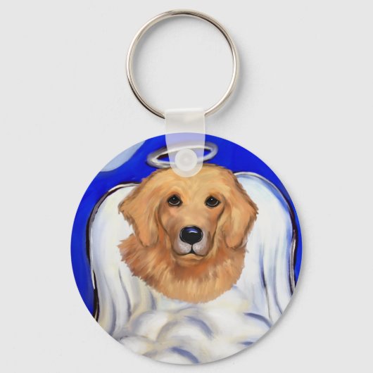 Porte-clés Golden Retriever (Recto)
