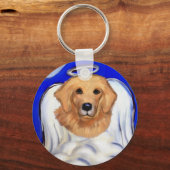 Porte-clés Golden Retriever (Recto)