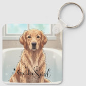 Porte-clés Golden Retriever (Dos)