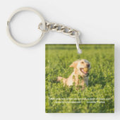 Porte-clés Golden Retriever avec devis (Devant)