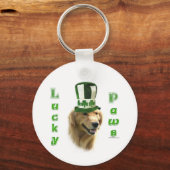 Porte-clés Golden Retriever Lucky Paws Porte - clé (Verso)
