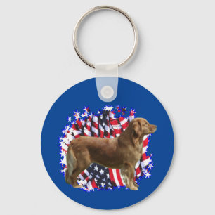 Porte-clés Golden Retriever Patriot