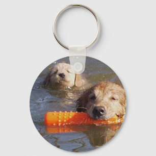Porte-clés Golden Retrivers Porte - clé Adulte Et Chiot