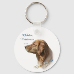 Porte-clés Golden Retrivers sont les meilleurs amis