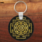 Porte-clés Golden Sri Yantra / Sri Chakra (Recto)