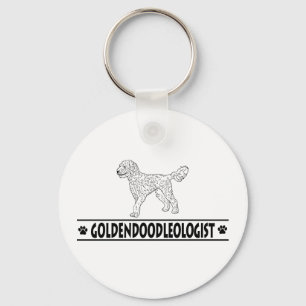 Porte-clés Goldendoodle