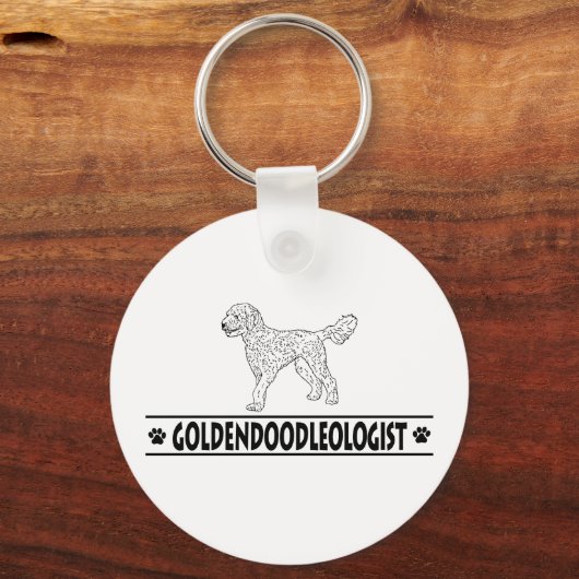 Porte-clés Goldendoodle (Recto)