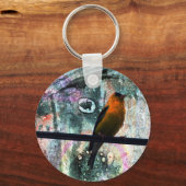Porte-clés Goldfinch Grunge (Recto)