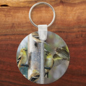 Porte-clés Goldfinches au chargeur (Recto)