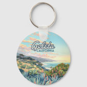 Porte-clés Goleta California Père Noël Barbara Isla Vista Vin (Verso)