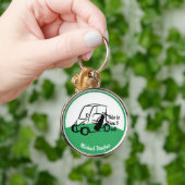 Porte-clés Golf Cart, c'est comme ça que je roule Golf person (Main)