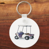Porte-clés golf cart graphic (Recto)
