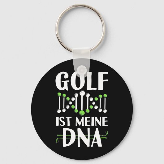 Porte-clés Golf C'est mon ADN (Recto)